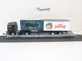 Märklin. H0 47404 Hupac-Wagen mit LKW nach Wunsch