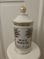 Ancienne Pot à Pharmacie en porcelaine France, Déco Or