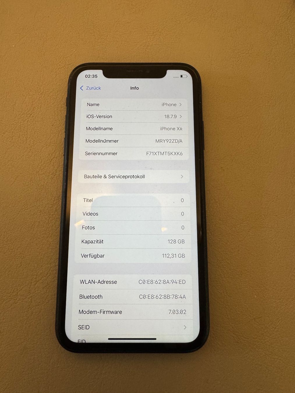 Apple Portables: iPhone XR  128 GB – D'occasion à Adliswil par Busys 1
