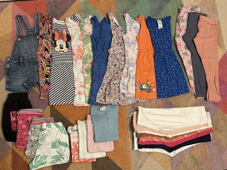 29-teiliges Sommer-Kleiderpaket Gr. 104
