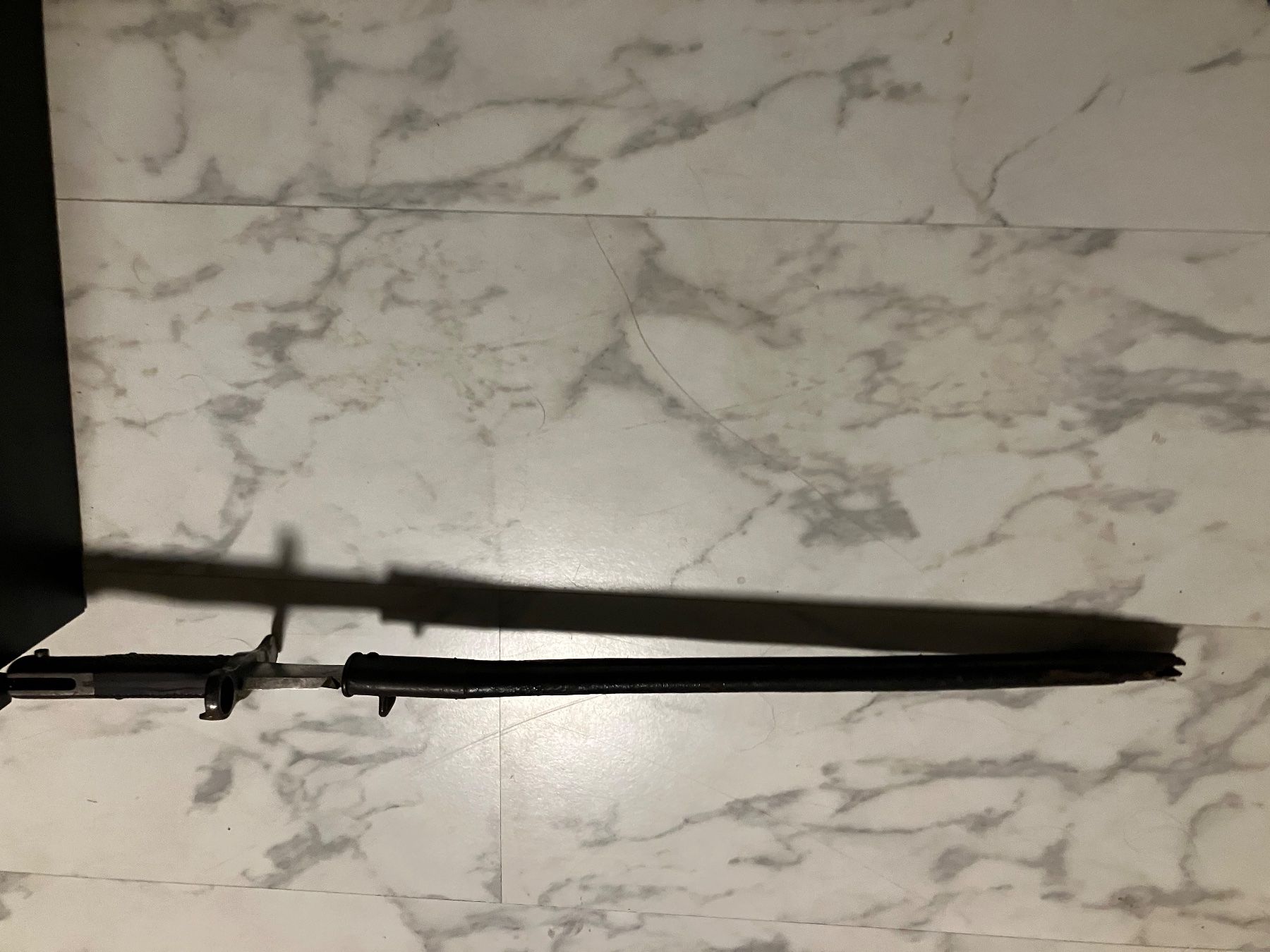 Schweizer Armee Armi bianche: Bajonett mit Scheide militärisch 47cm Klinge alt – Usato da Balterswil venduto da Erbsli77 5