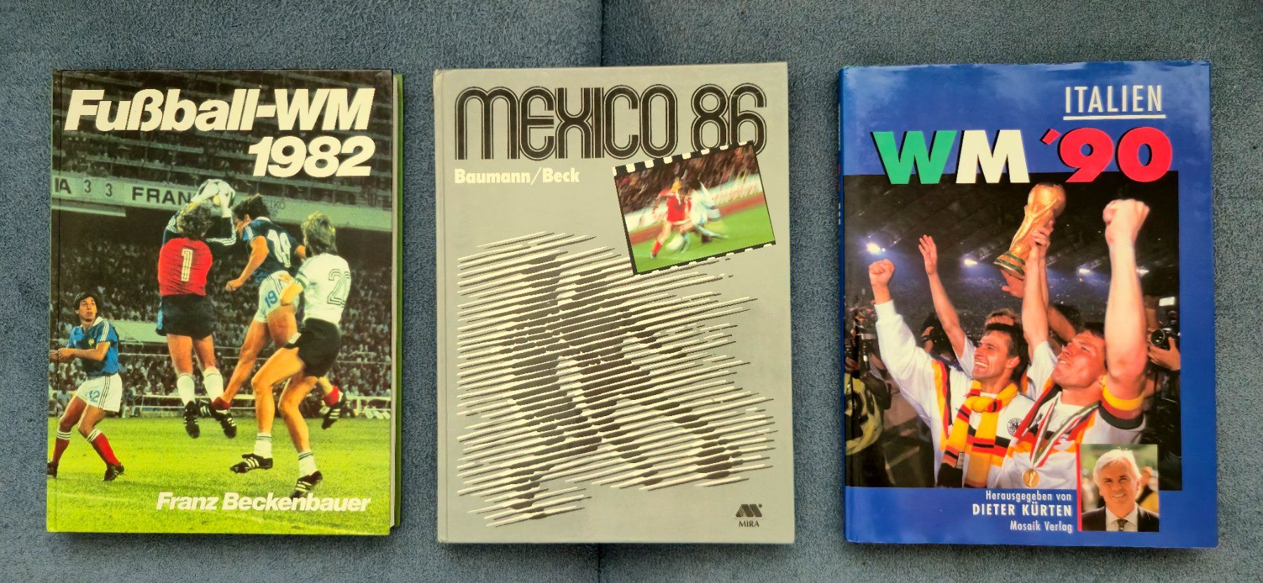 Libri: Fussball WM Bücher 1982 1986 1990 – Usato da Rothenburg venduto da Ajax111