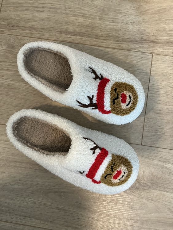 Damen Sweatshirt Mit Weihnachts-Elch Print - Gemütlicher Kapuzenpullover