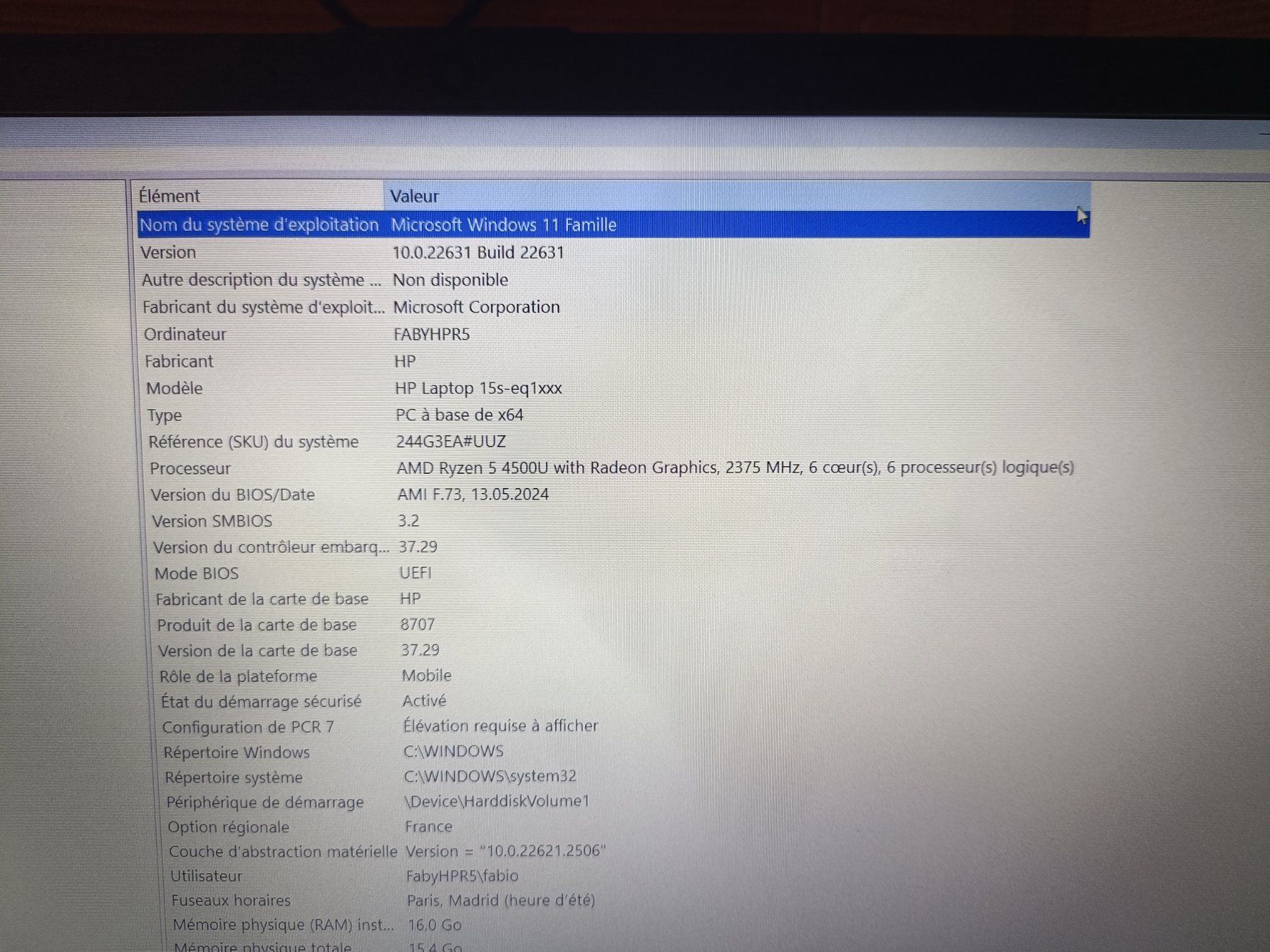 Hewlett Packard Notebooks: HP Notebook 15S-EQ1693NZ – Neu (gemäss Beschreibung) aus Veyrier von  4