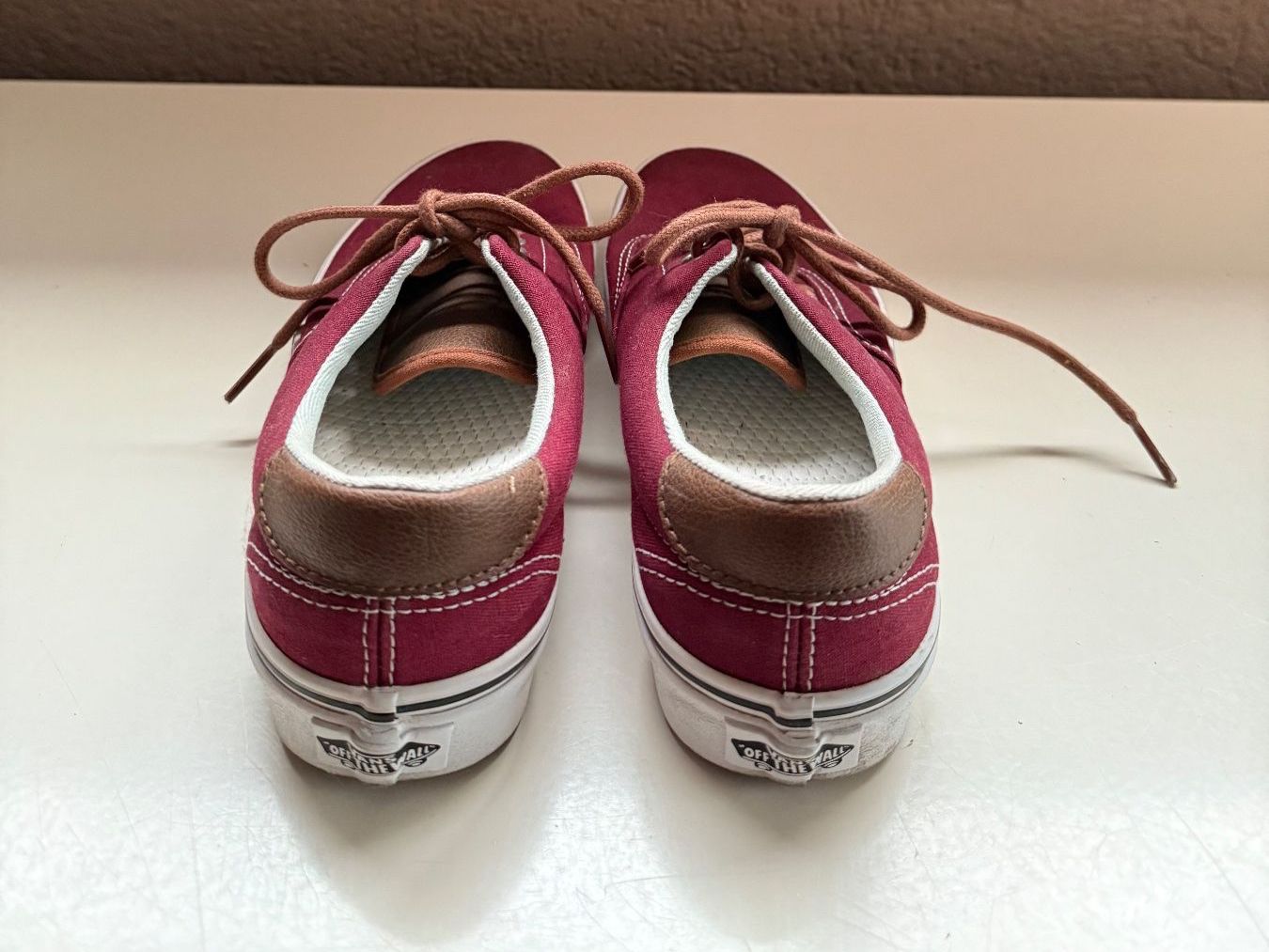 Vans Scarpe da uomo: Vans, bordeaux und braunes leder, Gr. 36 – Usato da Uettligen venduto da Leoniexx 2