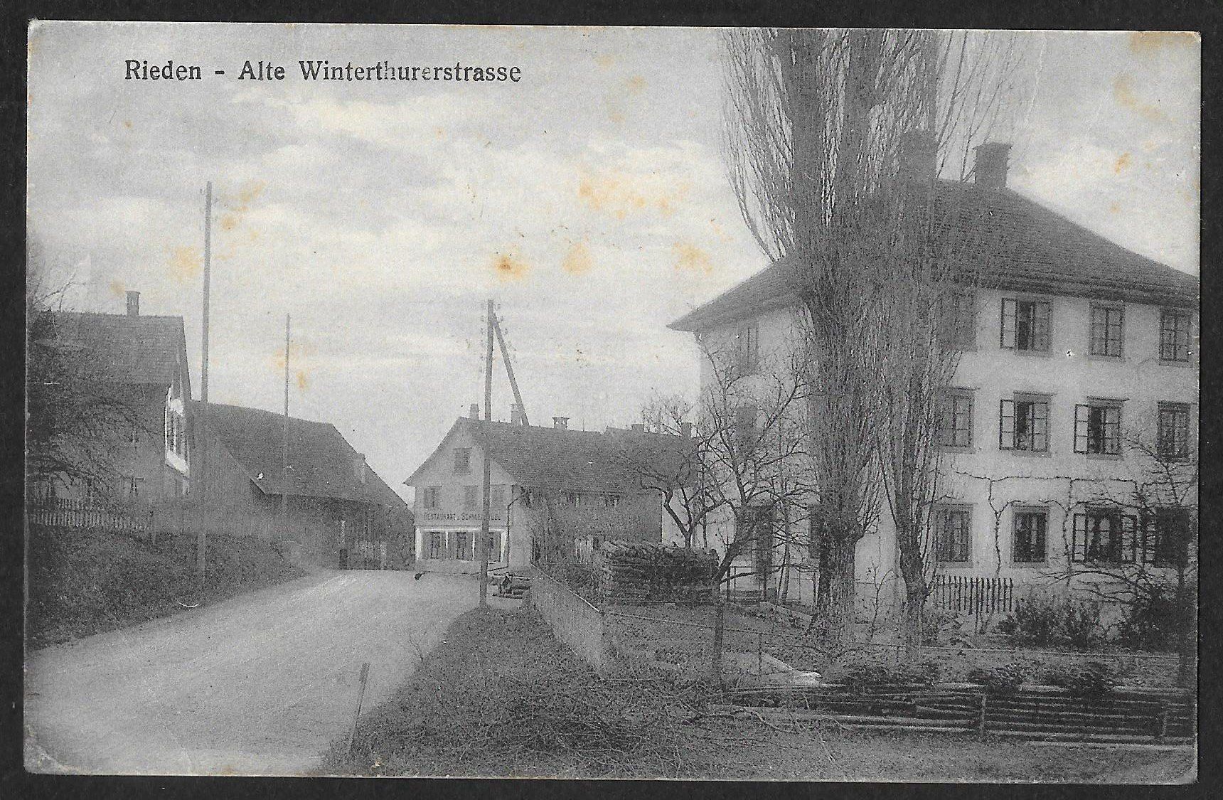 Cartes postales: Rieden Alte Winterthurerstrasse Feldpoststempel – D'occasion à Olten par clotaldi