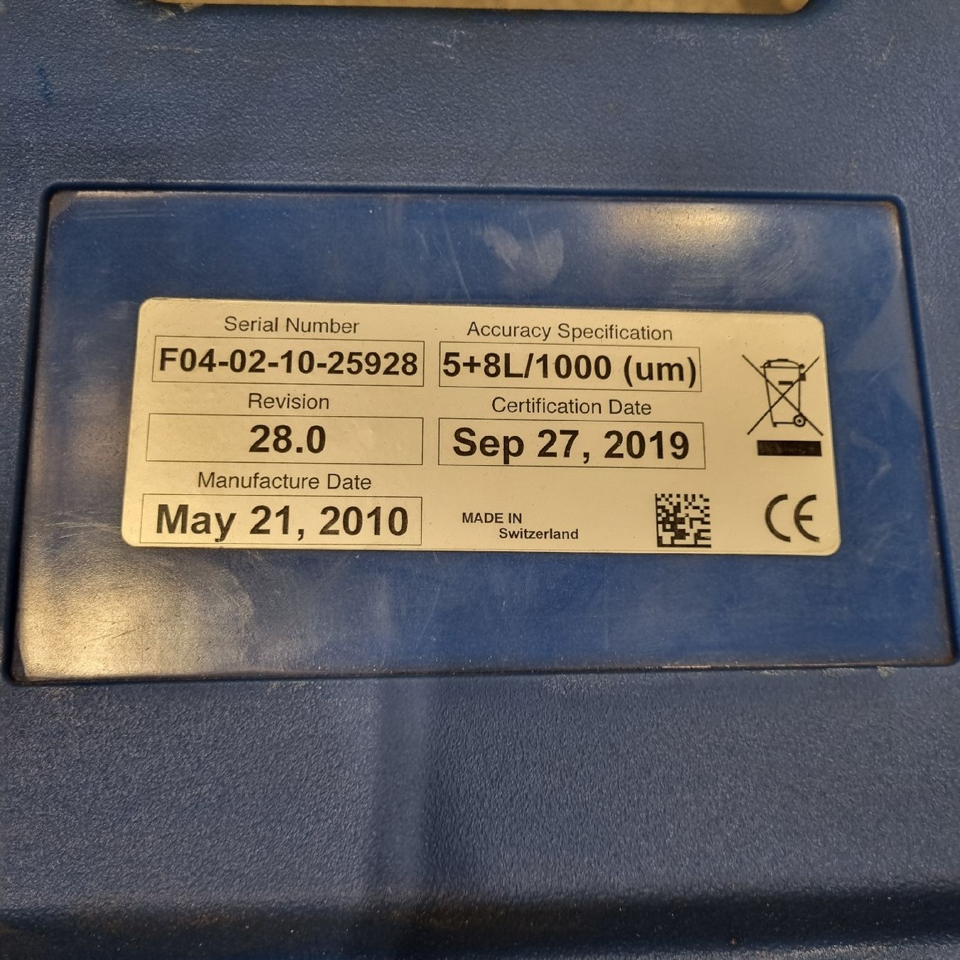 Mesurer: Bras Faro Gage Plus – Défectueux à Collonges par Auganien 4