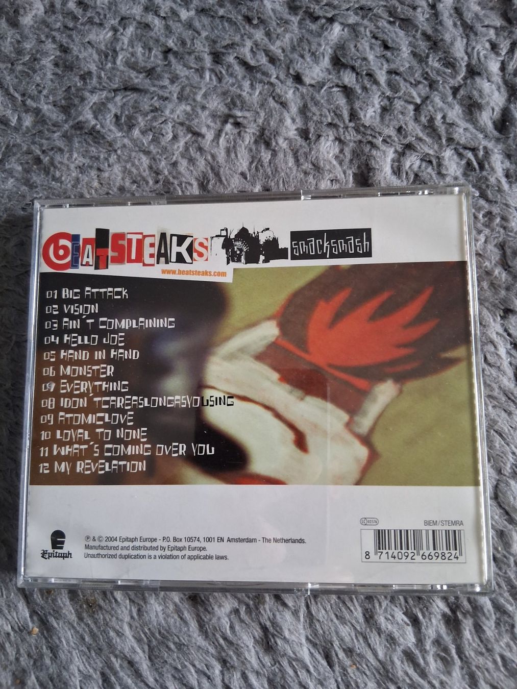 CD: BEATSTEAKS    SMACKSMASH       CD – Usato da Wetzikon ZH venduto da Ramones01 1