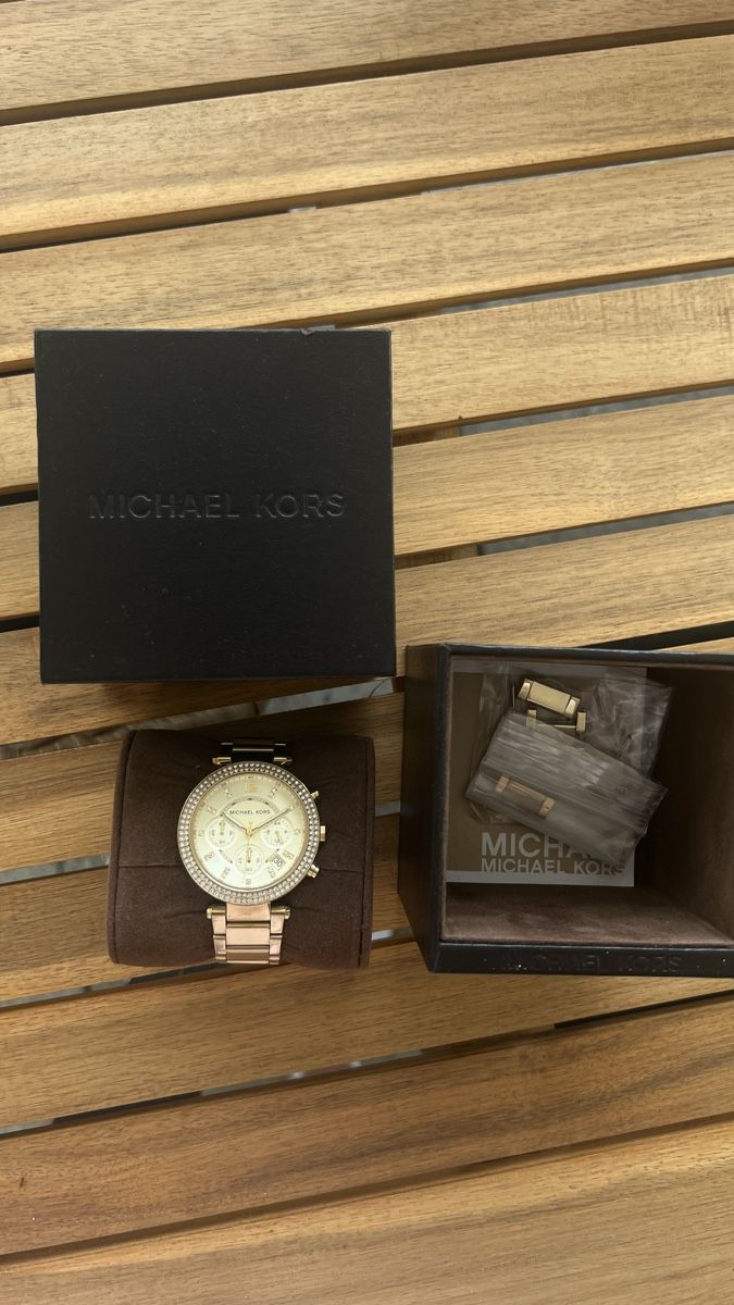 Michael Kors Orologi: Michael Kors Uhr Damenuhr Gold – Usato da Glattfelden venduto da Sparina 2