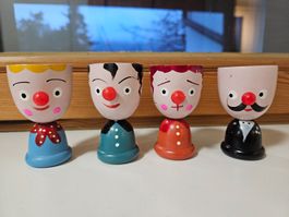 Rare Vintage-Eierbecher aus dem Erzgebirge / 1960er Jahre