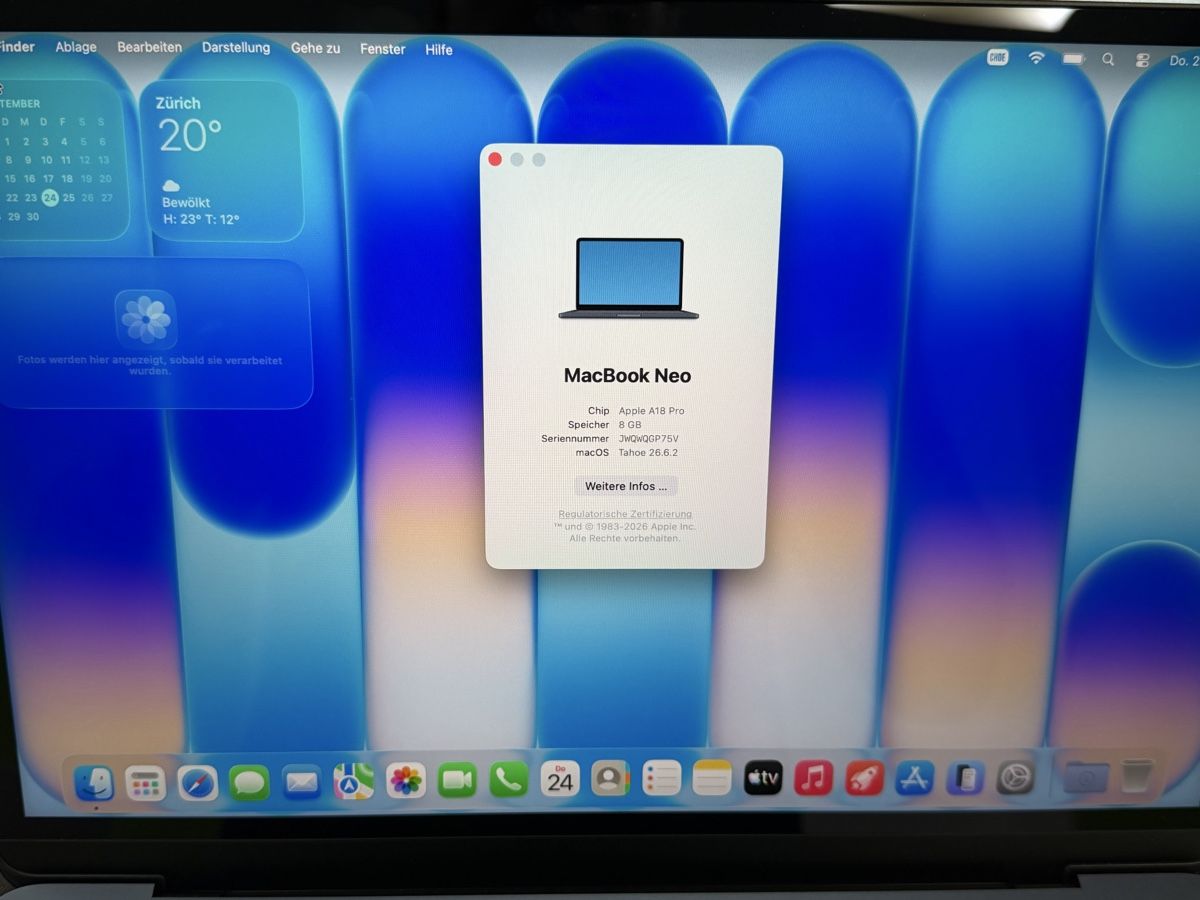 Apple Notebook: MacBook Neo – Nuovo (secondo la descrizione) da Zürich venduto da Handycaree 5