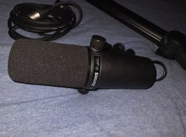 Shure Sm7b Mikrofon mit Arm und Audio Interface