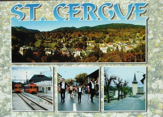 Ansichtskarten: ST-CERGUE Train – Gebraucht aus Jona von philajona