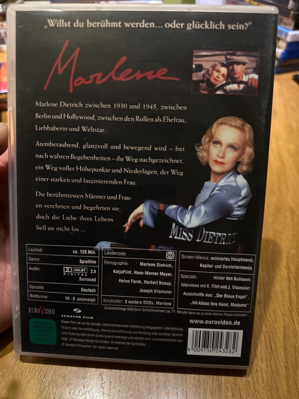Tutti i DVDs: Marlene DVD, Katja Flint – Usato da Benken ZH venduto da Audi-erich 1