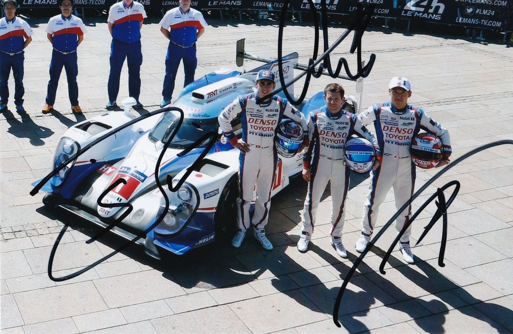 Autographes: Toyota Le Mans 2015/Orginal Autogramme – D'occasion à Grabs par Sauber60