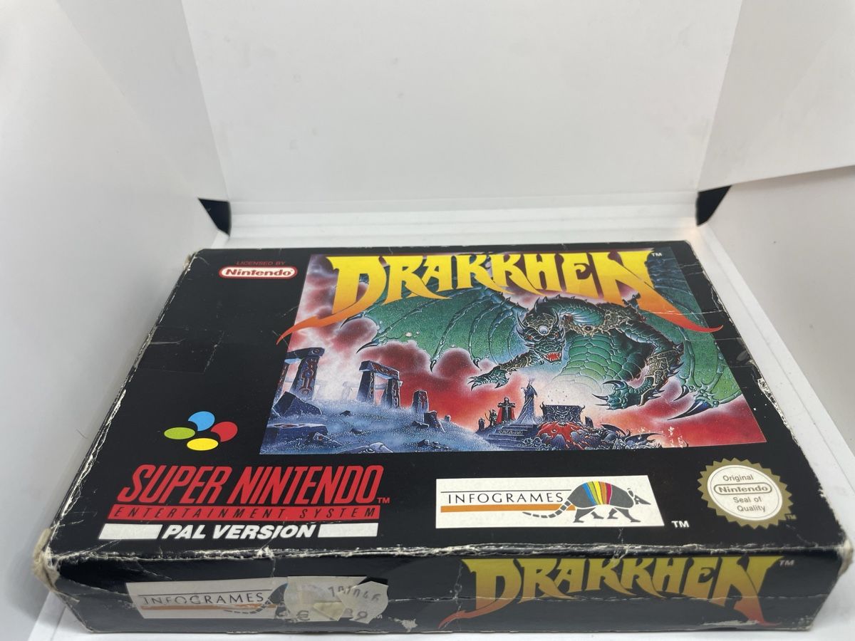 Nintendo Giochi: DRAKKHEN SNES PAL OVP & Anleitung – Usato da Dietlikon venduto da NESFEVER