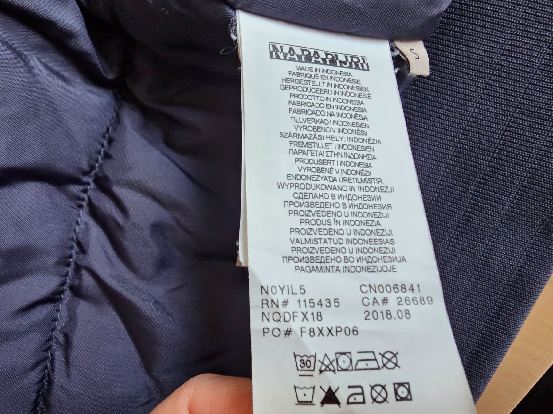 Napapijri Giacche: Napapijri Jacke Herren, Gr. S – Usato da Mettmenstetten venduto da Espoirco1 6