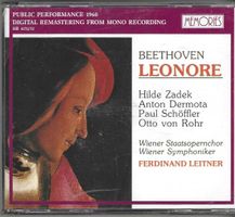 Beethoven/Ferdinand Leitner/Hilde Zadek - leonore - 2 X CD