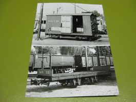 AK Schaffhausen 2 Tramwagen