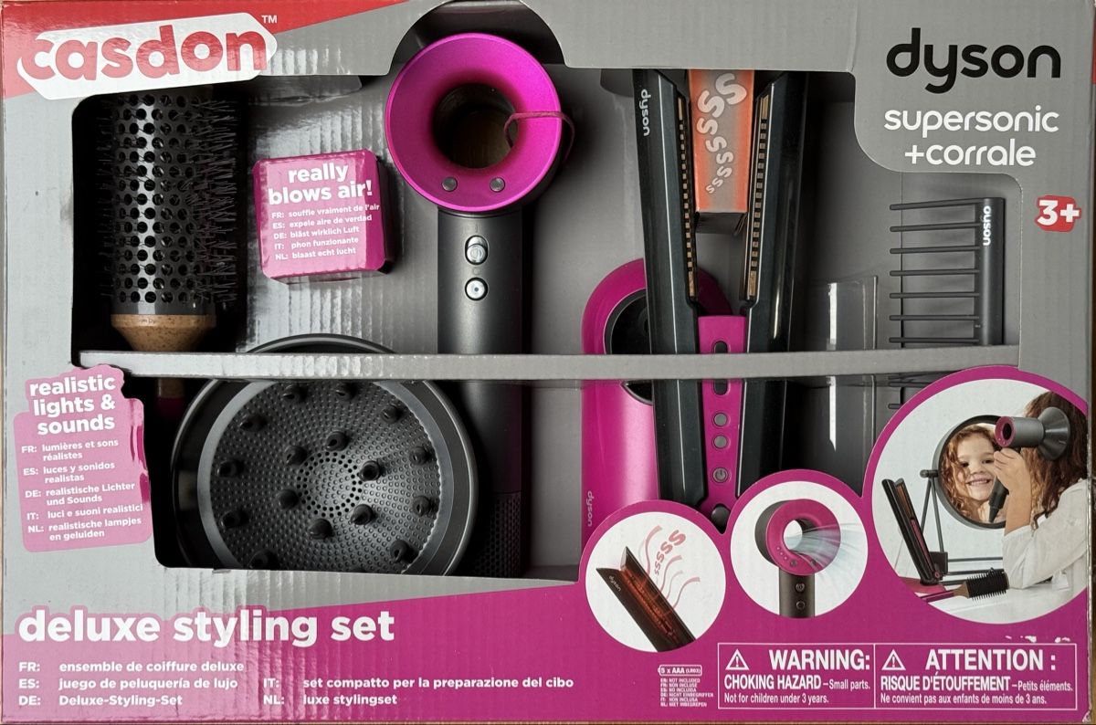 Giocattoli: Casdon Dyson Supersonic & Corrale Deluxe Styling Set – Nuovo e nell'imballaggio originale da Gland venduto da bc998