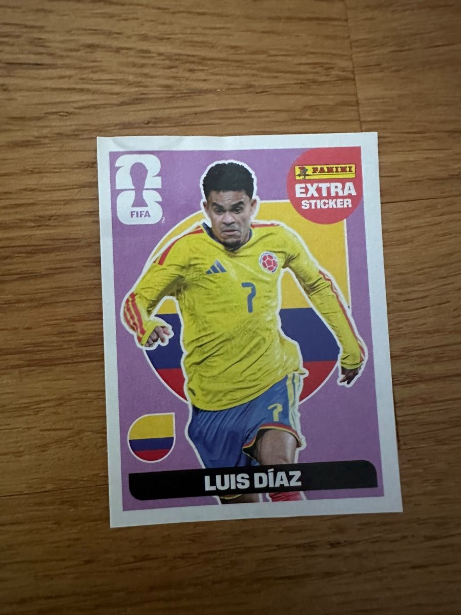 Panini Sammelbilder & Trading cards:  Panini Luis Diaz Pink 2026 – Neu und originalverpackt aus Geroldswil von autoloeli