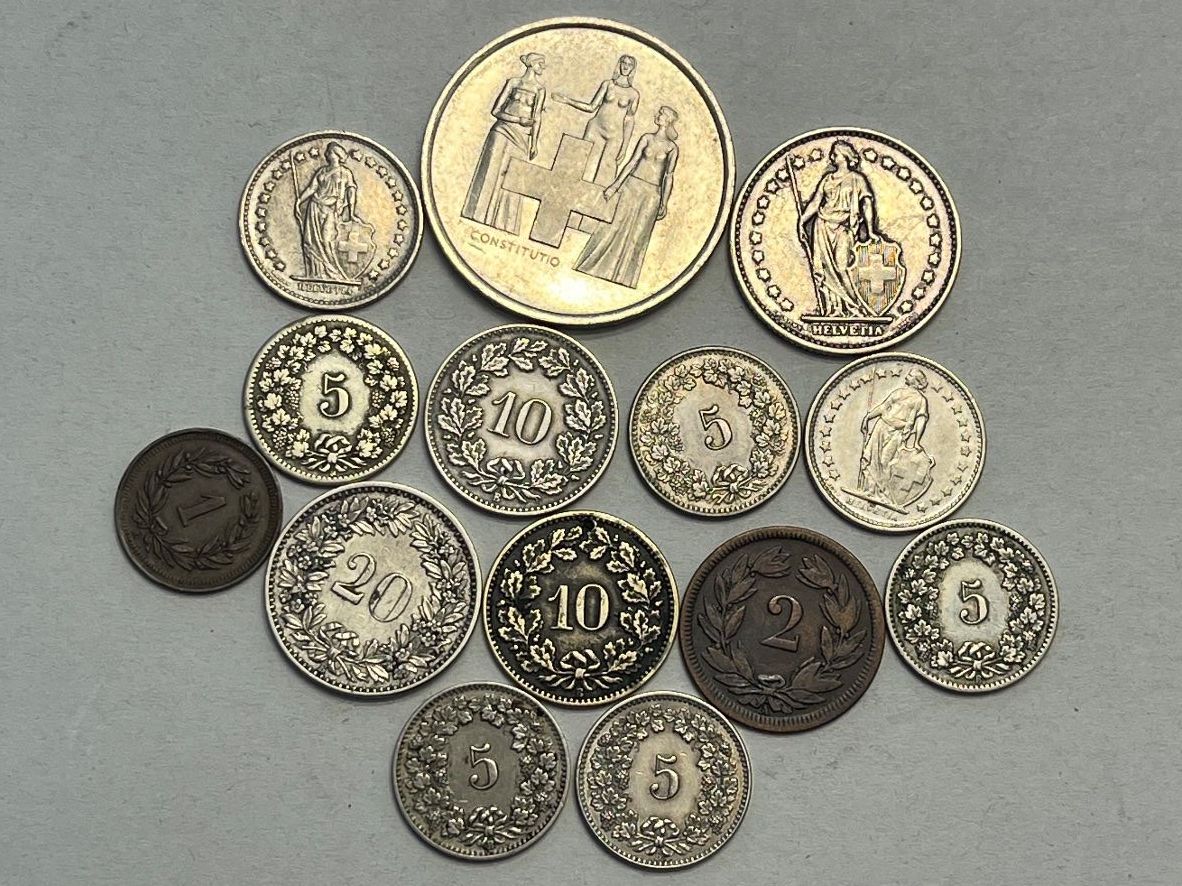Tutti le monete: Schweizer Münzen ab 1850 - 1974 – Usato da Tägerwilen venduto da Beata1sager 3