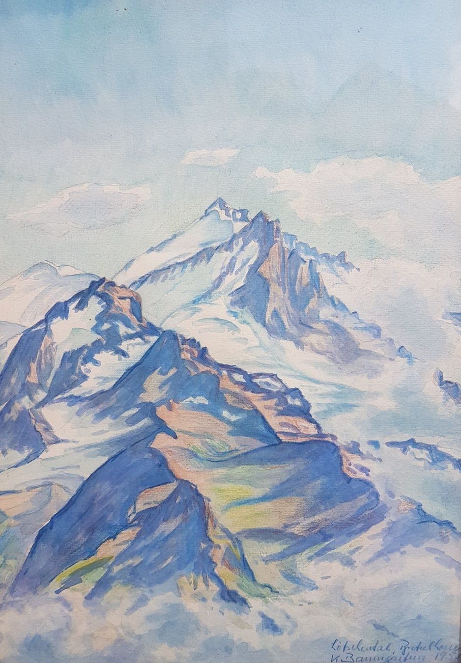 Dipinti: Signierte Aquarelle von K. Baumgartner – Usato da zurich venduto da Skauktion 1