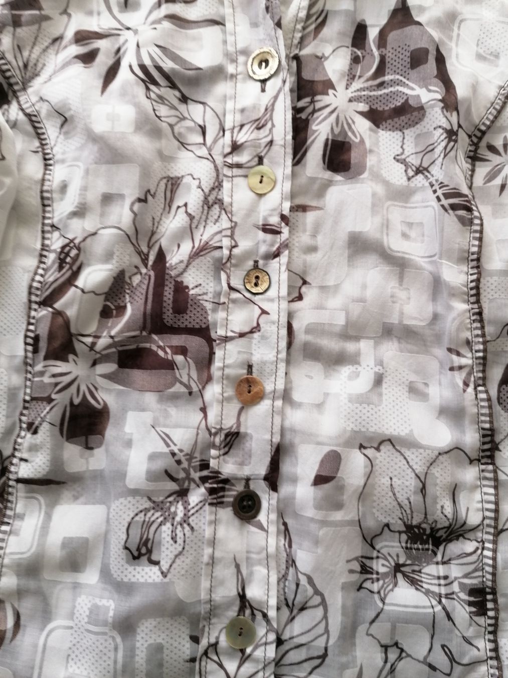 Camicette: Bluse im Ausbrenner Look, Grösse 40 – Usato da Fehraltorf venduto da Fernweh01 3