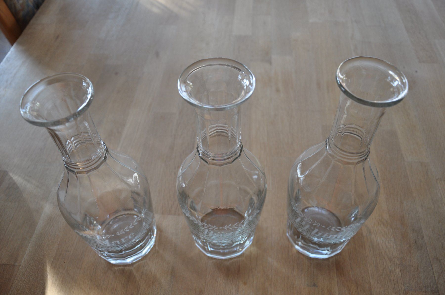 Karaffen: Glas Karaffen 3 stk. zusammen – Gebraucht aus Rothrist von Sheriff94 4