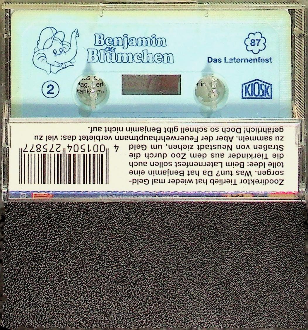Musicassette: MC Benjamin Blümchen 87  Das Laternenfest Hörspiel – Usato da Reitnau venduto da Zaomir 1