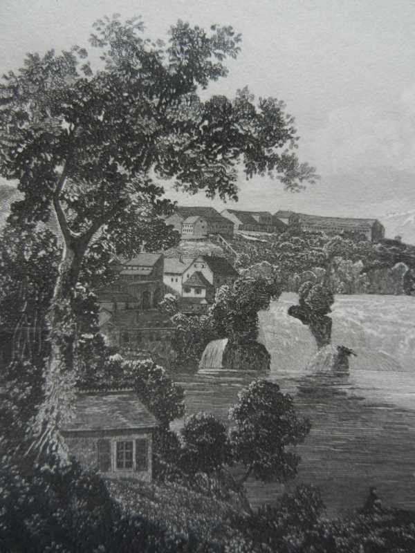 Gravures: Rheinfall Schloss Laufen – D'occasion à Risch par Rischli15 3