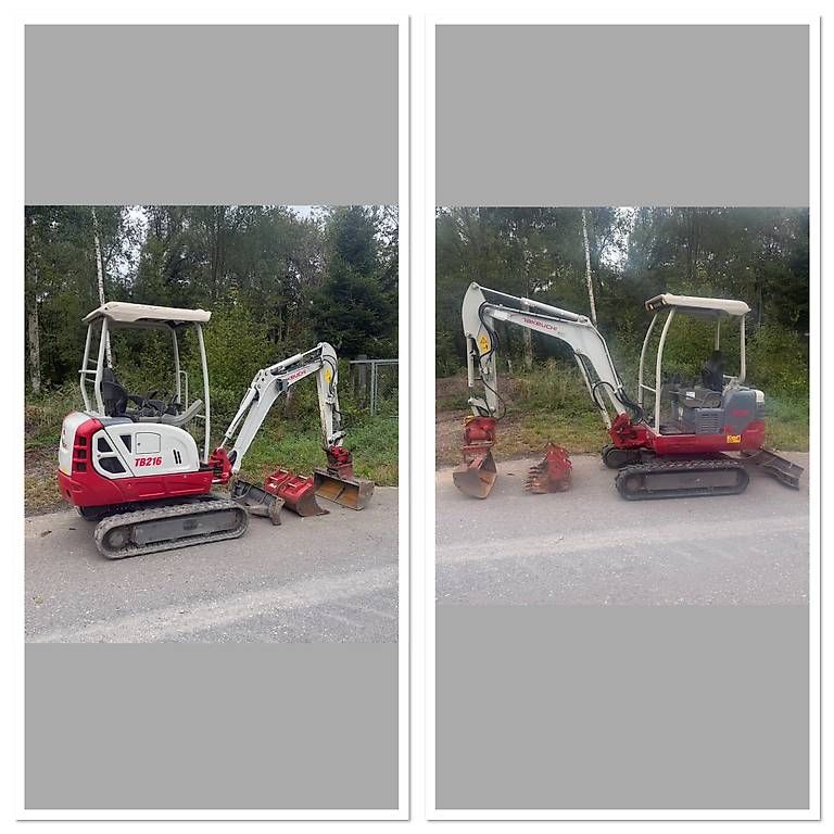 Takeuchi Escavatori: Takeuchi TB216 & TB219 – Usato da Menziken venduto da TairiBaumaschinen10