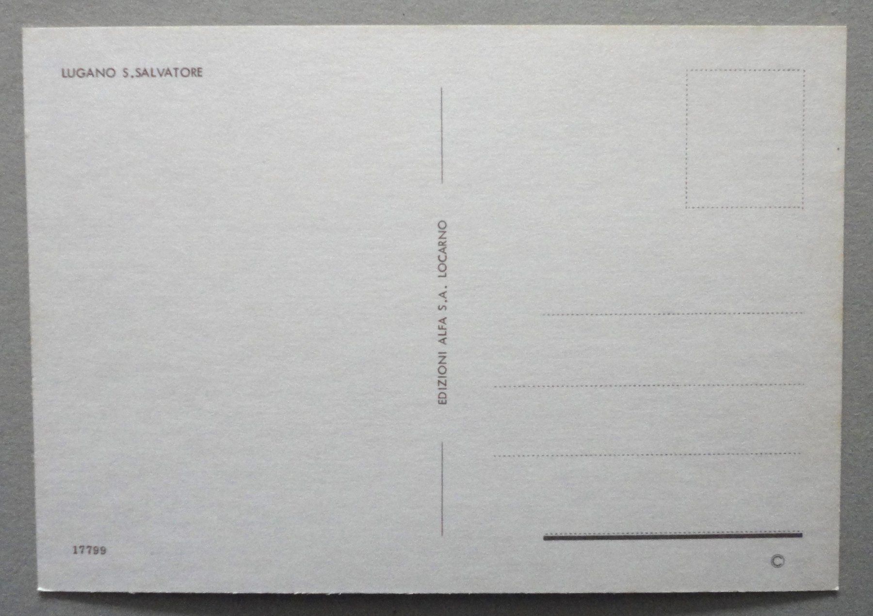 Cartoline postali: Lugano S. Salvatore – Usato da Fétigny venduto da Billy2miny 1