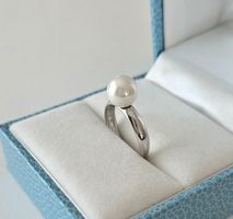 Silber (925) Perlen-Ring - NEU