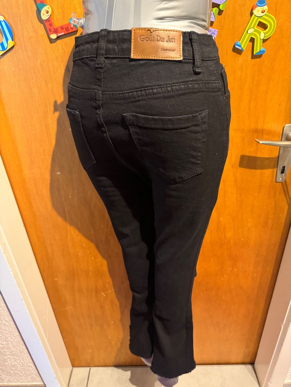 Hosen: Mädchen Jean Hose Schlaghose Schwarz Gr 152 – Gebraucht aus Frenkendorf von Style365 2