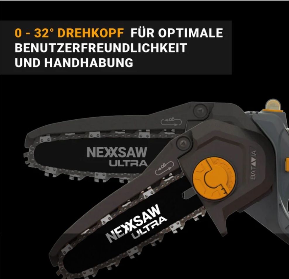 Seghe: 18 Volt  Einhand Akku-Kettensäge /  Brushless 7'' – Nuovo e nell'imballaggio originale da Solothurn venduto da Bulldog 4
