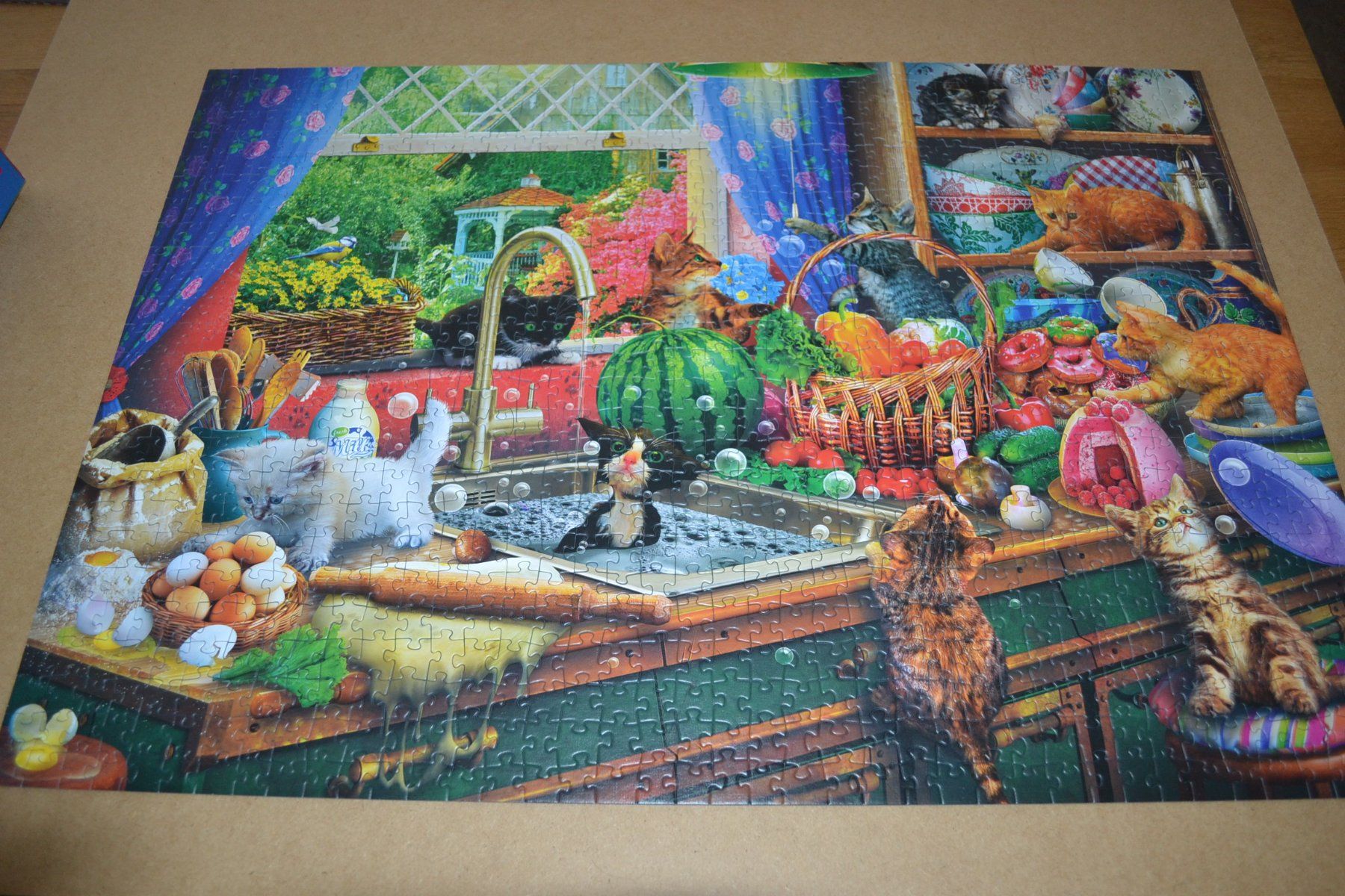 Puzzles: Puzzle 1000 Teile - Unruhestifter-Kätzchen – Gebraucht aus Kölliken von Knorrli58 3