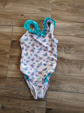 Mädchen Badeanzug Badekleid 104 Schmetterlinge ab 1.-