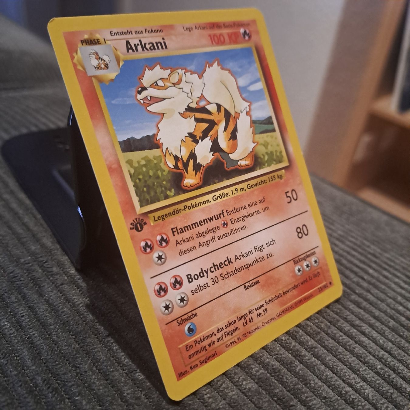 Pokémon Cartes à collectionner: Arkani, 1. Edition, Base Set 23/102 – Neuf (Voir description) à Düdingen par Ruge91 1