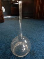 spezielle Vase Glas/ Windlicht durchsichtig schmaler Hals