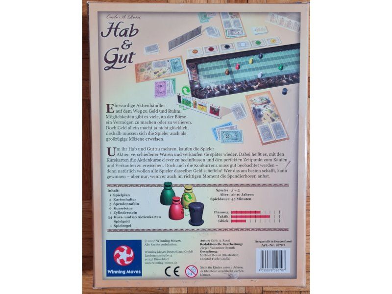 Giochi: Brettspiel "Hab & Gut" – Usato da Zürich venduto da Desmond01 1