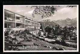 AK Braunwald, Hotel Alpina, 1943