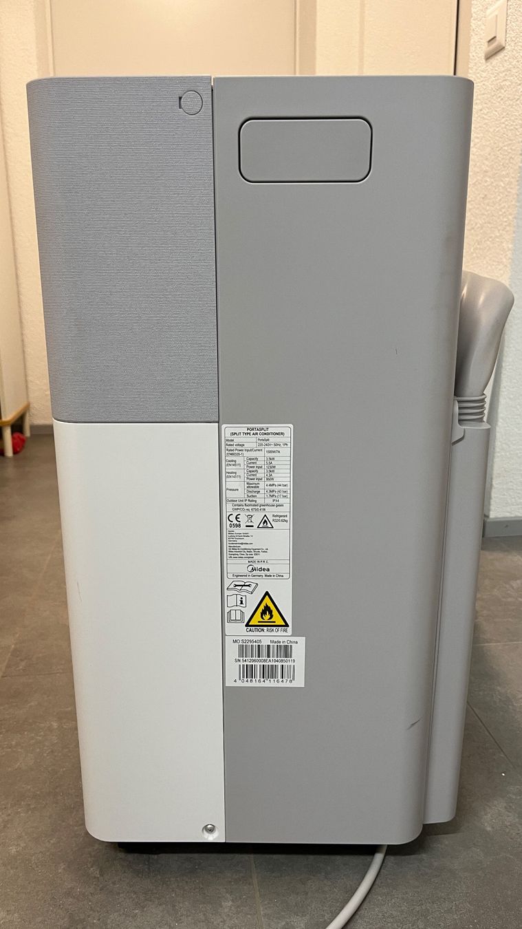 Midea Condizionatori: mobile Klimaanlage: Midea PortaSplit – Usato da Mühledorf SO venduto da ljs92 9