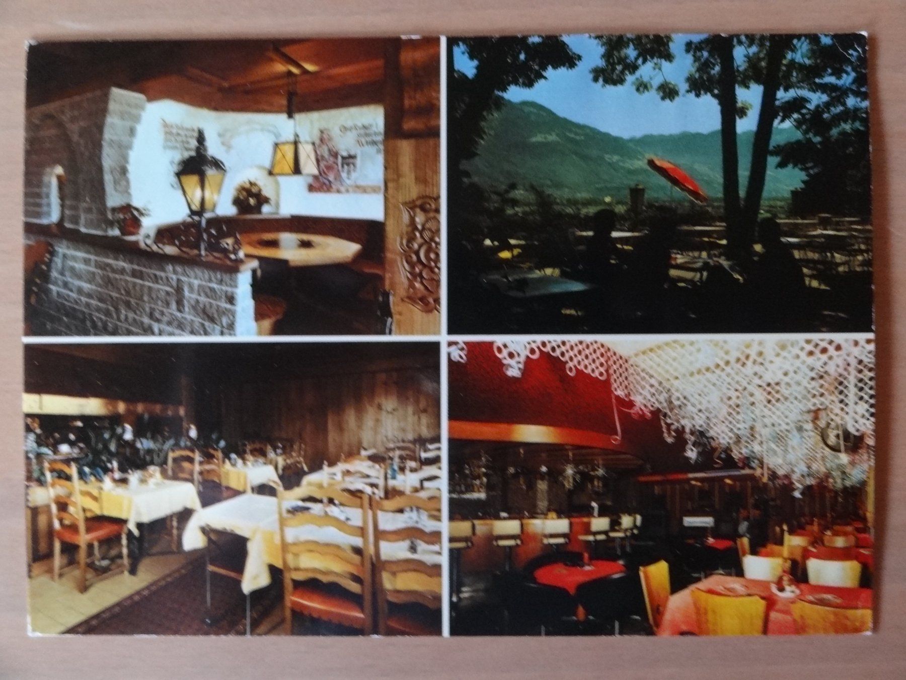 Ansichtskarten: Restaurant Schneggen - Buchs - SG – Gebraucht aus St Léonard von Riglin