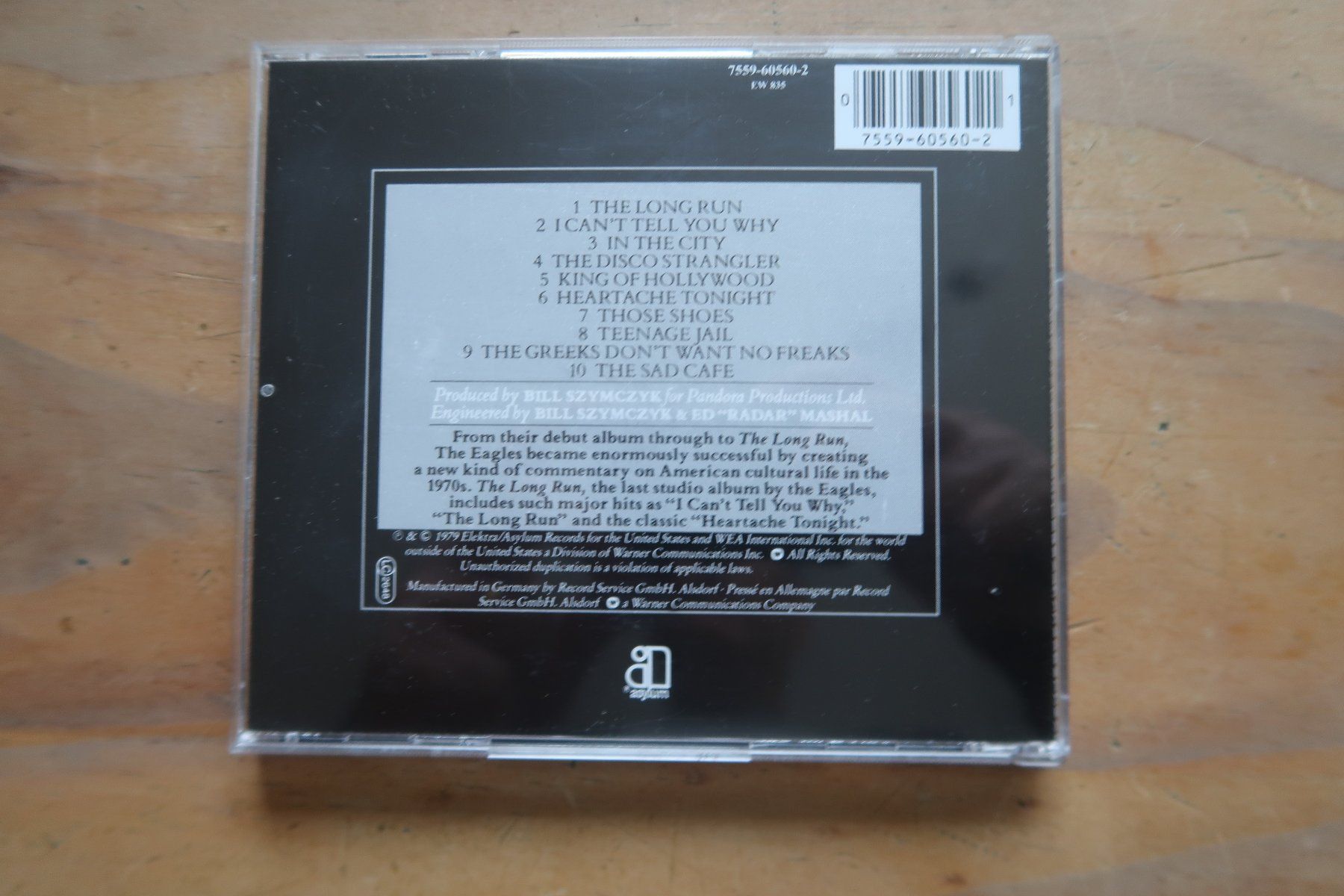 CDs: THE EAGLES - THE LONG RUN - CD – Gebraucht aus Basel von Patiscat 1