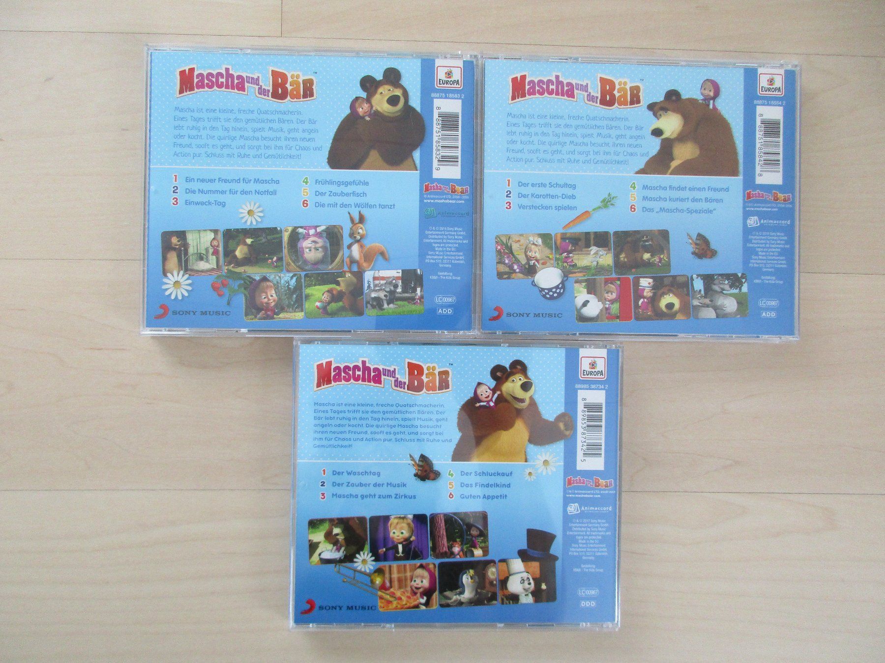 CD: 3x Mascha und der Bär / Hörspiel CD – Nuovo (secondo la descrizione) da Gossau SG venduto da Black-Queen 1