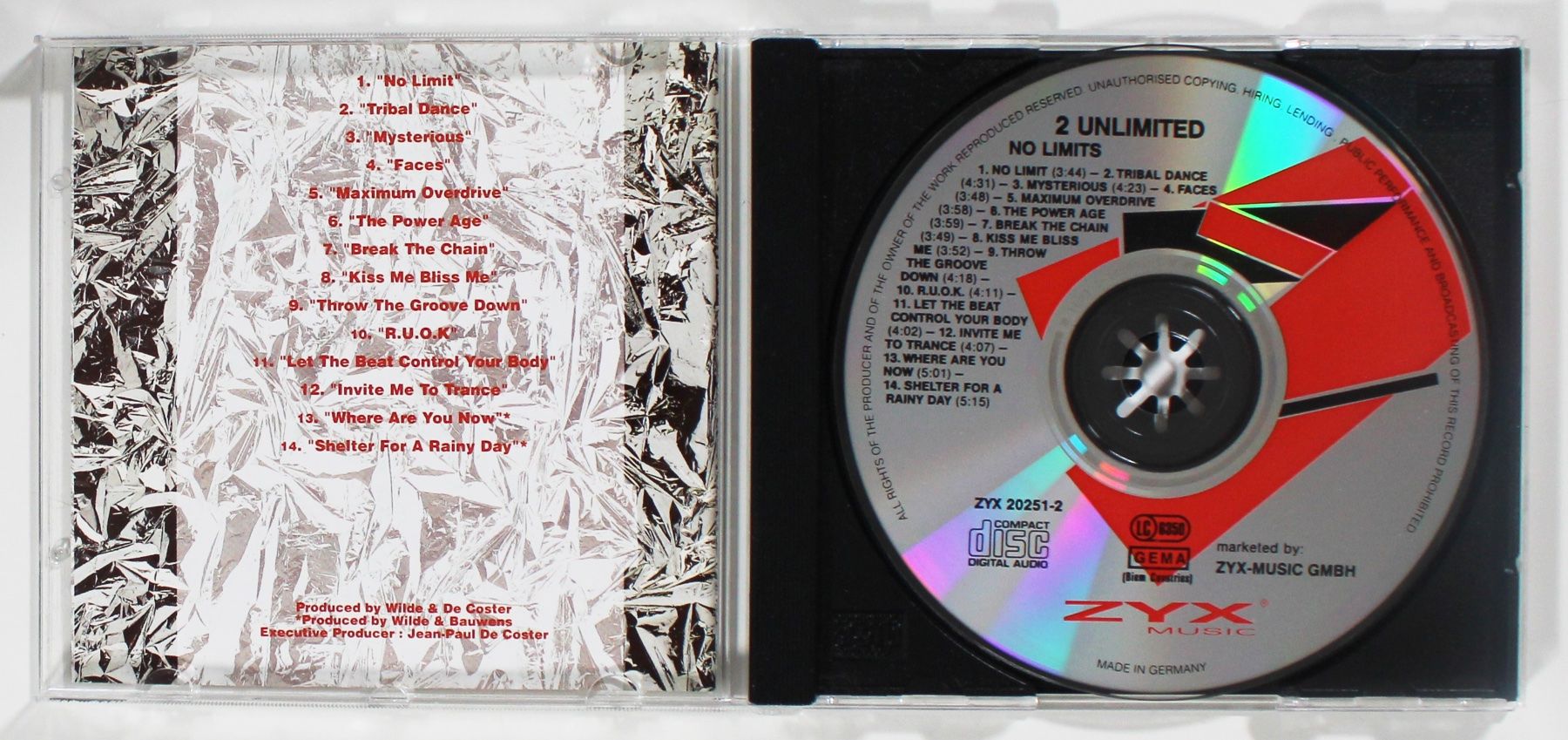 CDs: CD - 2 UNLIMITED - NO LIMITS - Euro Dance Bangers 93 – Gebraucht aus Brüttisellen von Collector-Corner 1