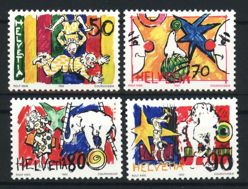 Tutti i francobolli: 1992 Sonderpostmarken III ** – Nuovo (secondo la descrizione) da Willisau venduto da Vollstempel