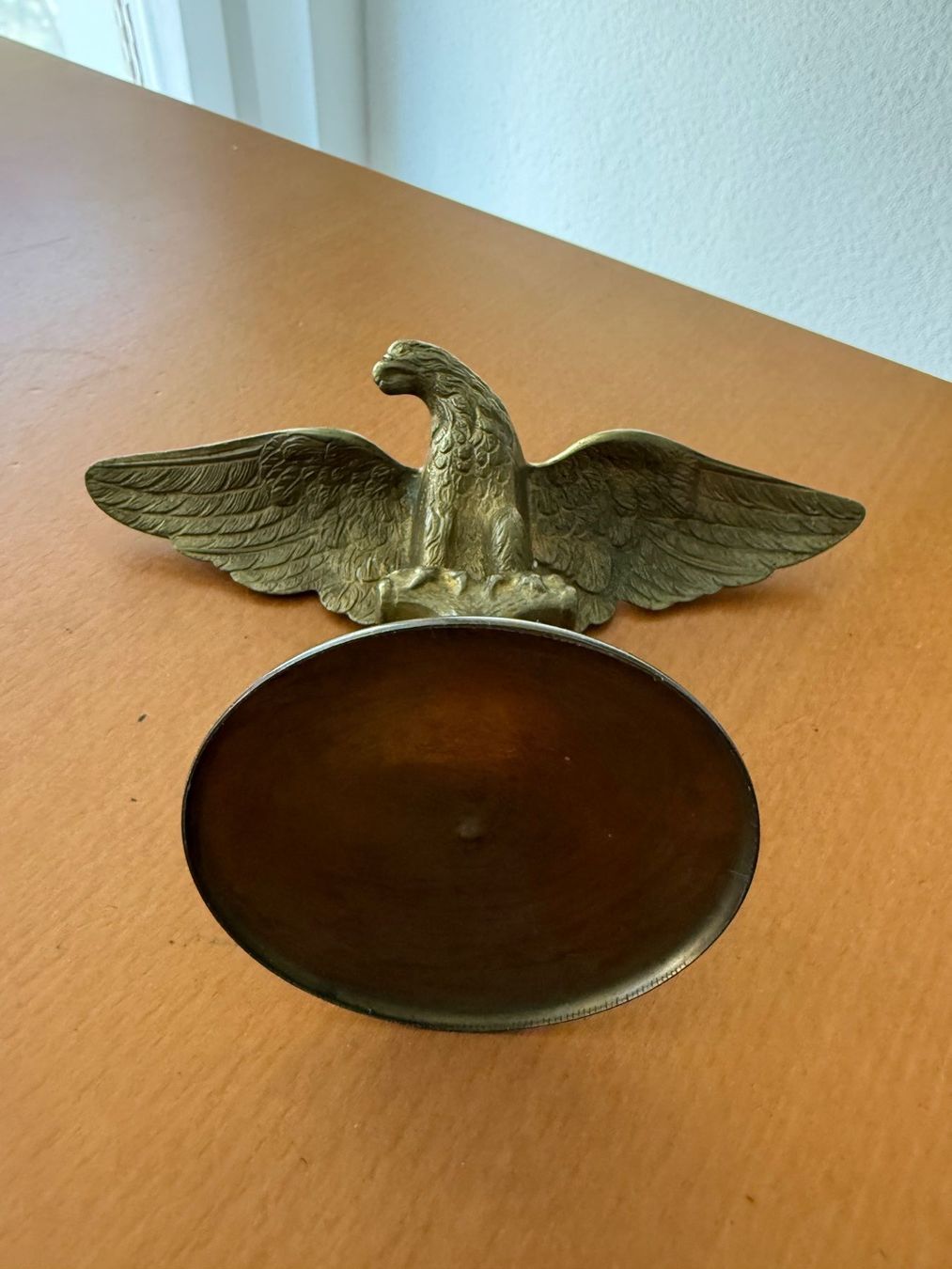 Statuette: Adler auf Sockel, Antik, Messing – Usato da Fehraltorf venduto da bruggin 6