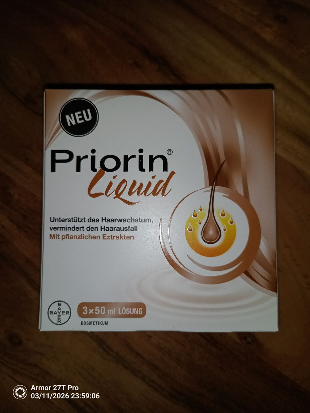 Prodotti per capelli: Priorin Liquid 3 x 50 ml – Nuovo e nell'imballaggio originale da Kloten venduto da DerAndere456